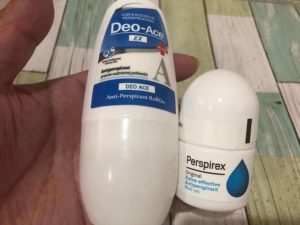 デオエースEXとデトランスα(パースピレックス)